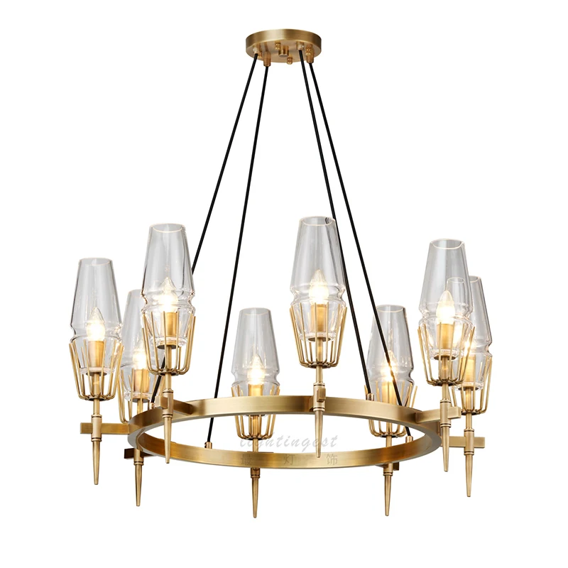 Aliexpress Modern Led Chandeliers Ceiling Fixtures Gold Copper Modern Led Chandeliers Ceiling Fixtures Gold Copper Gl Home Decoration Hanging Lamp Design Creative Indoor Lighting