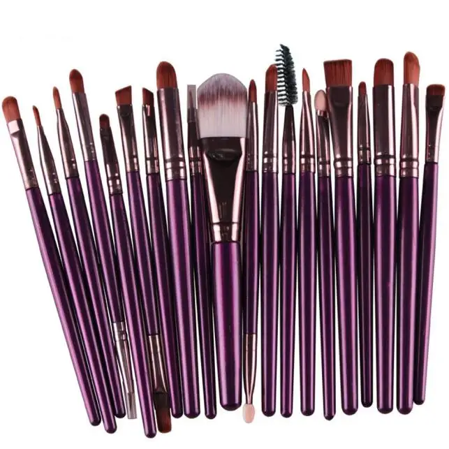 

MAANGE Makeup Brushes Set Eye Shadow 20 pcs Makeup Brush Set tools Make-up Toiletry Kit Wool Make Up Brush Set Dropship A18