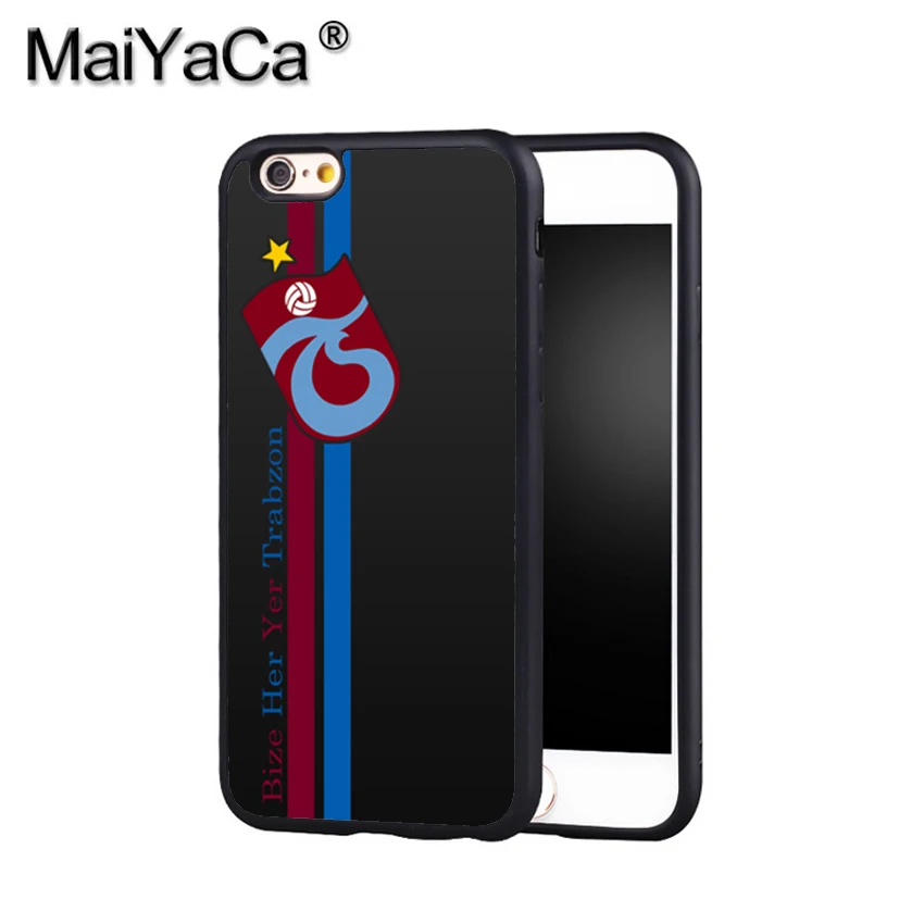 MaiYaCa Trabzonspor Logo 4 Phone Case Cover For Iphone X 8 6 6S Plus 7