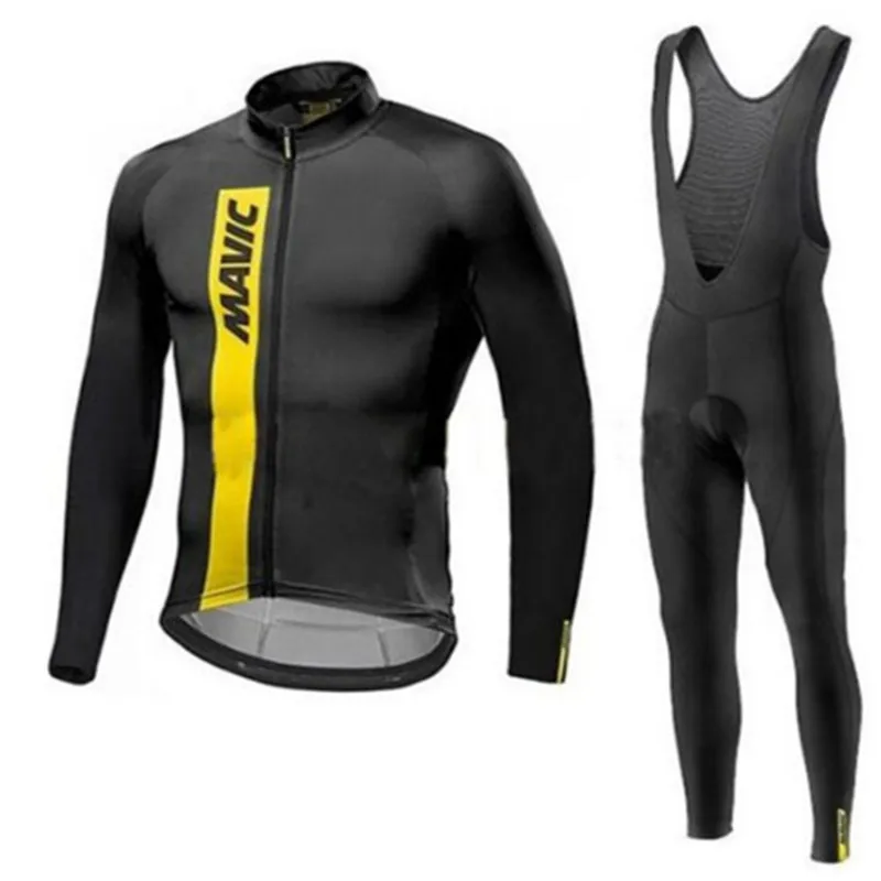 

MAVIC New Breathable Long Sleeves Riding Wear Set Men`s Spring/Autumn Team Cycling Jersey Bicycle Clothing Ropa Maillot Ciclismo
