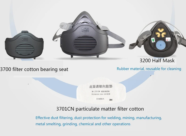 3 м 3200 Пылезащитная маска на китайском языке Пылезащитная маска с защитой от дыма PM2.5 сварочные маски