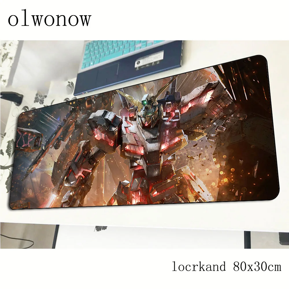 Коврик для мыши GUNDAM 80x30 см популярный игровой коврик большой геймера лучший