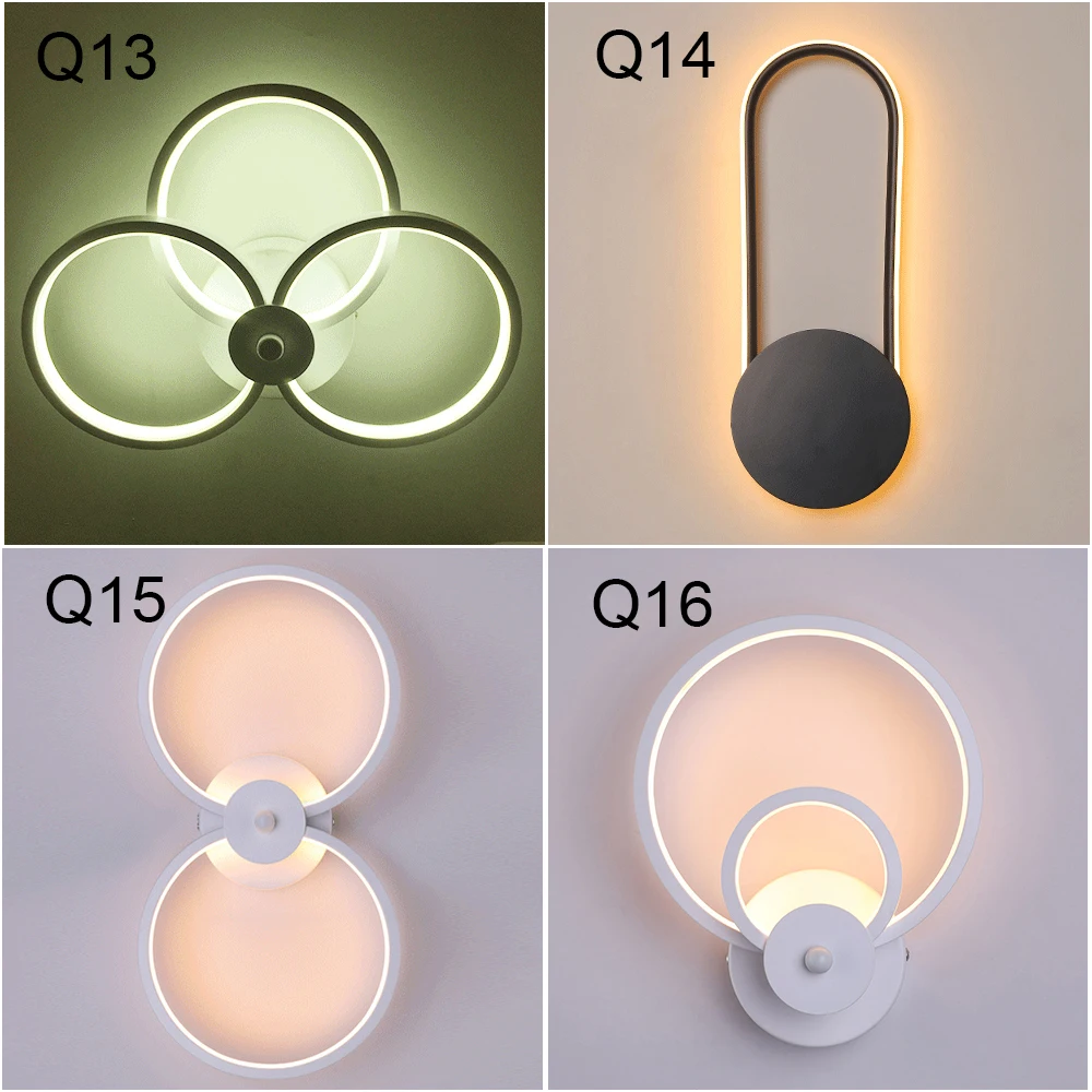 LED wall lamps Nordic style bedroom LED wall lights living room wall lighting indoor lamps warm whi - 32947150091