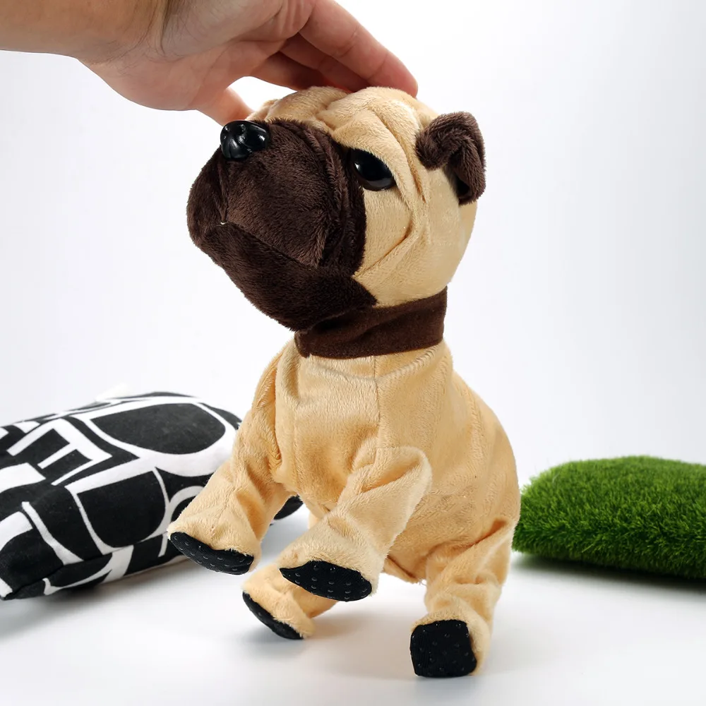 Cute and Hight Quality Sound Control smart Interactive Robot Dog With Bark Stand Walk Function Toy Gift