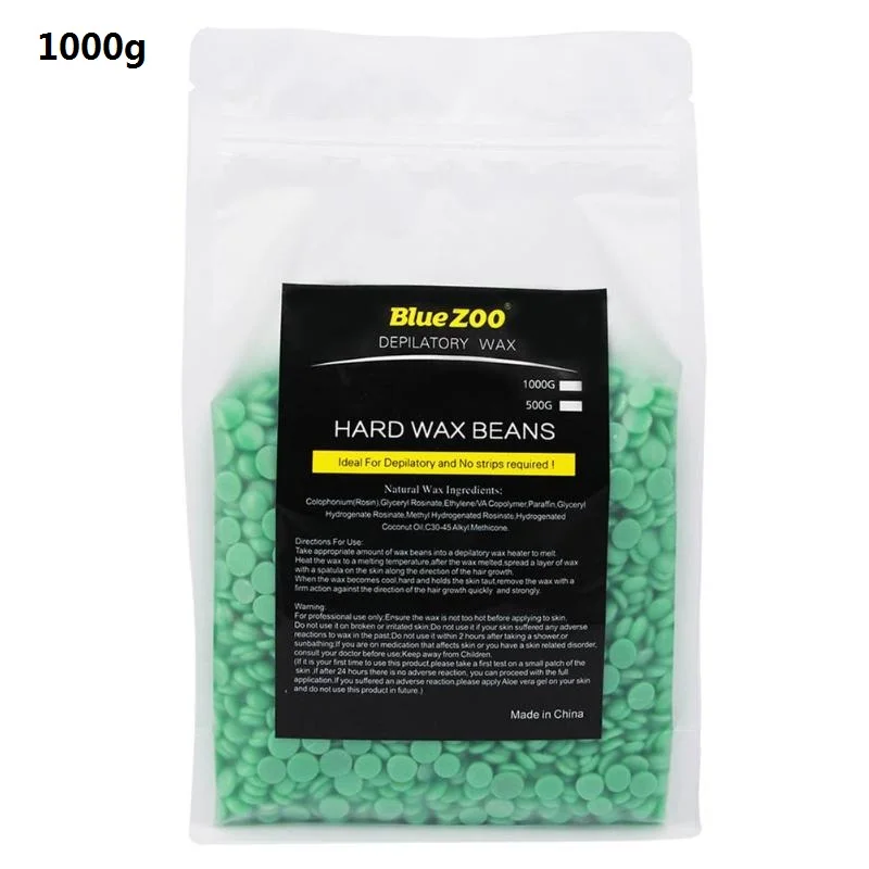 Hot Wax Depilatory Pearl Hard Wax Beans Brazilian Granules Hot Film Wax Bead Pellets No Strip Body Bikini Hair Removal Bean - Цвет: Tea Plant