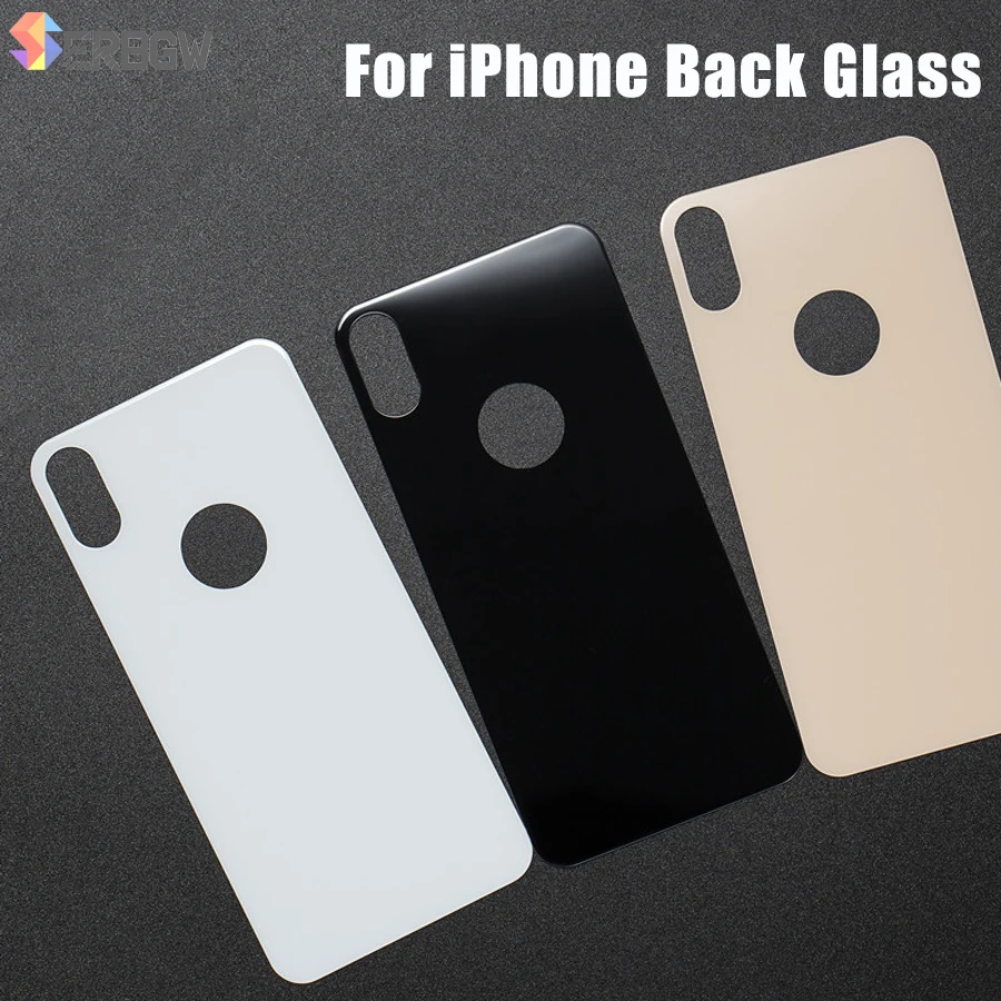 

9D 0.3mm Back Tempered Glass For iPhone X XR XS Max Phone Rear Protective Glass For iPhone 7 8 Plus 7Plus 8Plus Protection Film