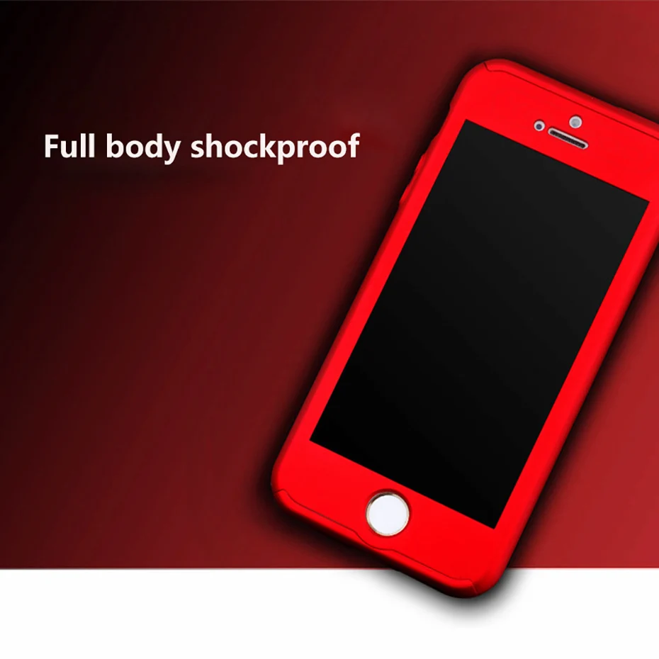 YAMIZOO 5 Case For iPhone 5s With Glass Coque se Phone Cases Shockproof 360 Full Body Hard Back Cover For iPhone 5s Case Cover 5 (6)