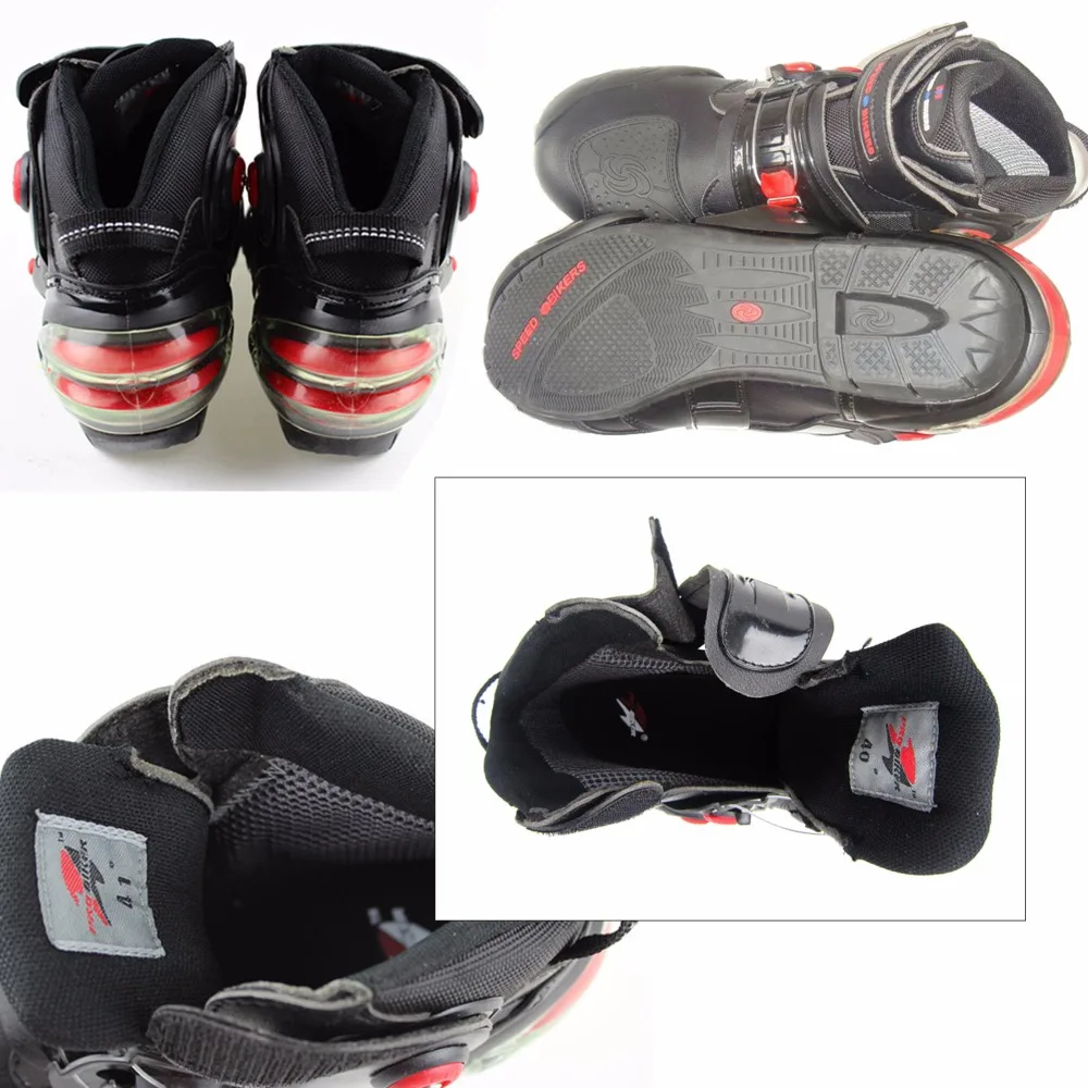 Pro-biker Motorcycle Shoes Motocross Racing Boots Motorbike Leather Waterproof Size EU 40-45 A9001 SWX Brand MOTO