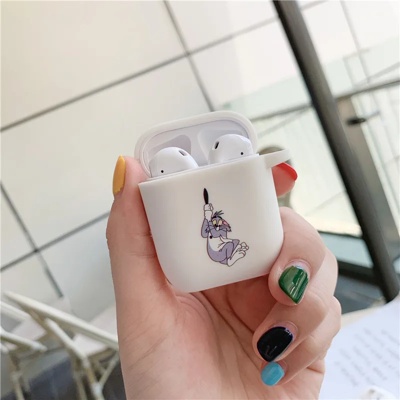 Милый чехол для Airpods с милым рисунком, мягкий чехол s для AirPods, чехол, защитная крышка, мультяшный Bluetooth, беспроводной чехол для наушников - Цвет: Style 7