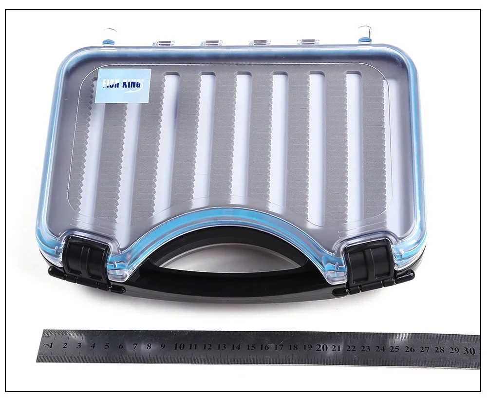 Pesca à Prova Caixa de Armazenamento de Acessórios Peixe Fishing Lure Box High-capacidade Recipiente Isca Gancho Definir d' Água Case Ferramentas Rei 1 pc Fly 14 Caixa p/ equipamento de pesca
