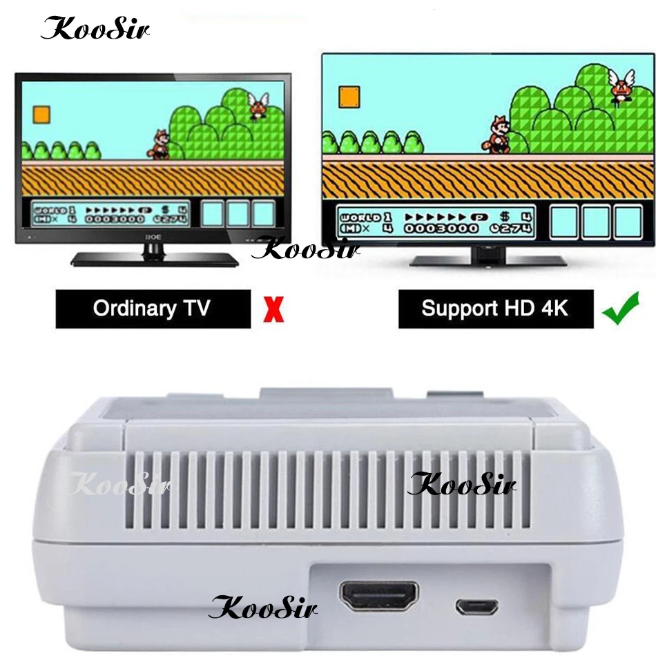 Супер HD HDMI Мини SNES Ретро игра классический ручной Видео игровой плеер ТВ игровая консоль встроенные 621 игр