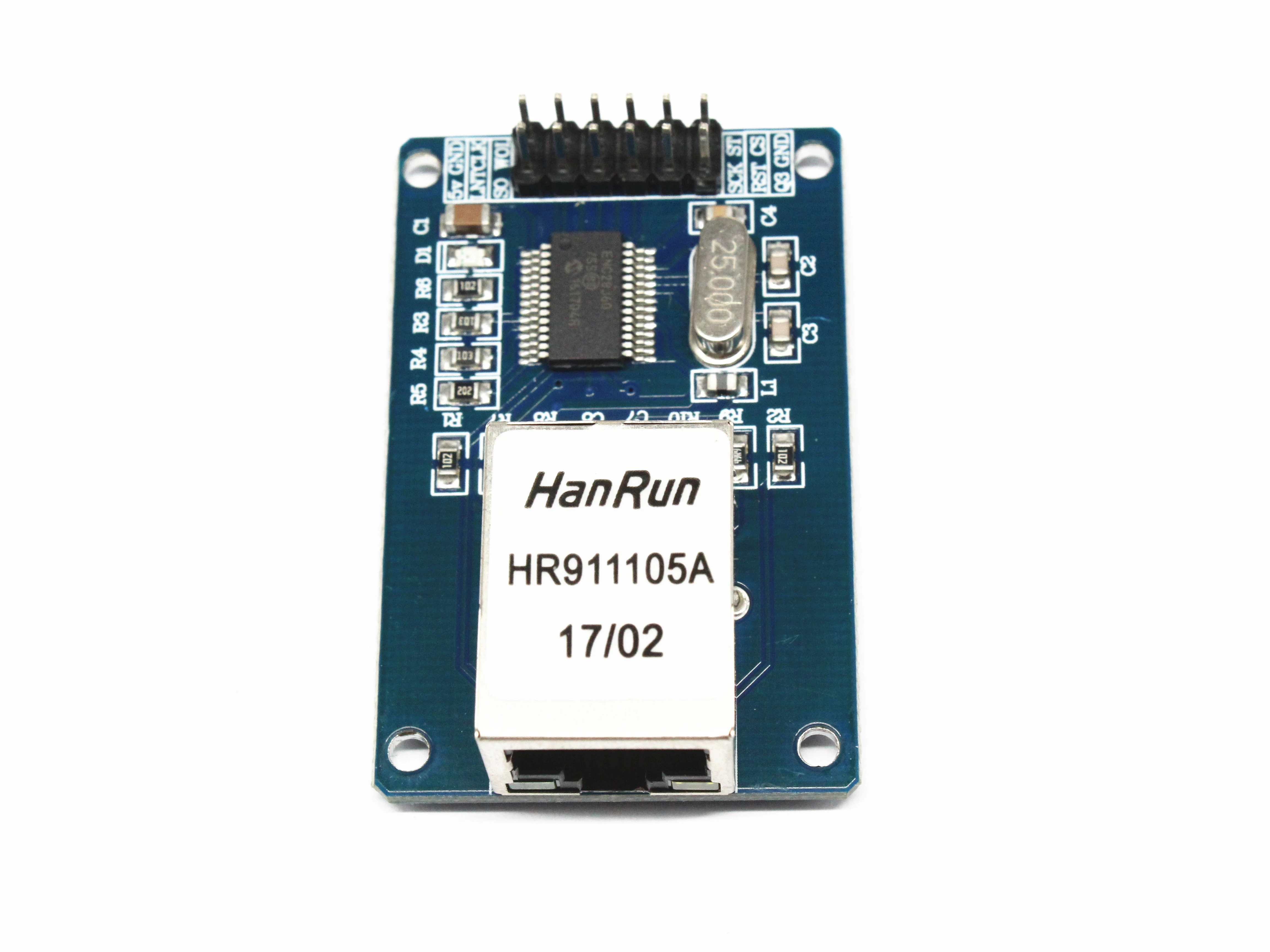 2PCS MiNi ENC28J60 Ethernet LAN Network Module For Arduino SPI AVR PIC LPC STM32