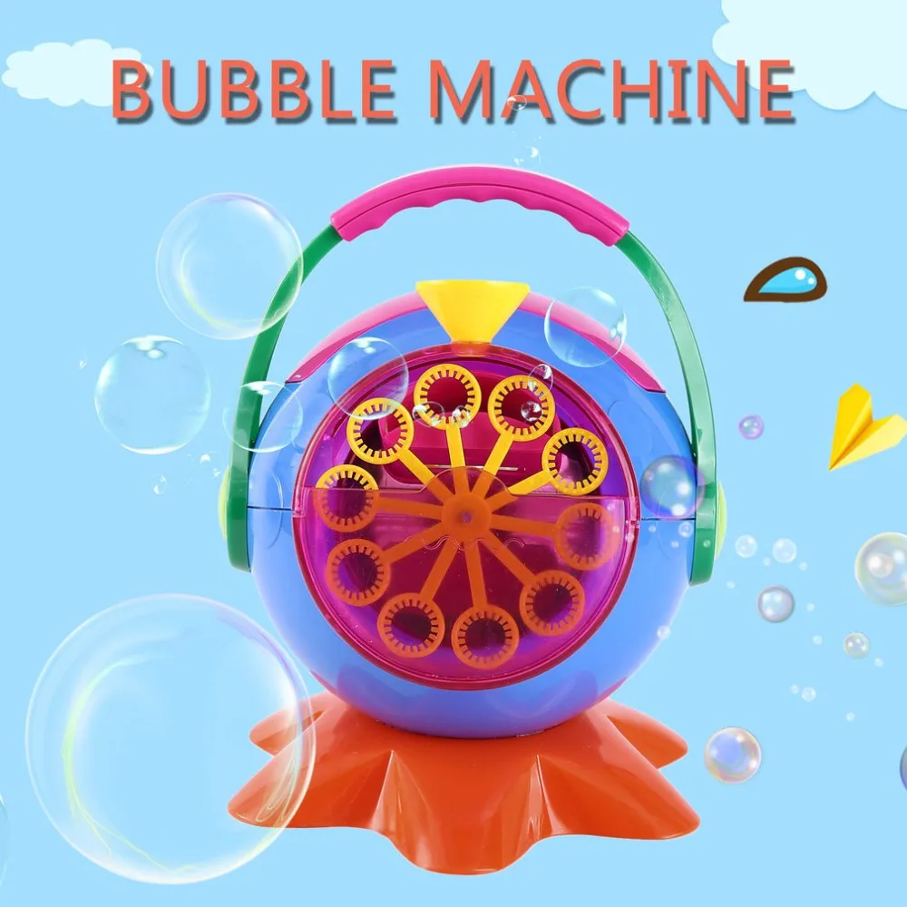 

Portable Automatic Bubble Machine Blower Maker Bubble Blowing Soap Bubbles for Outdoor Indoor Party Bubbles Making Tool Kid Gift
