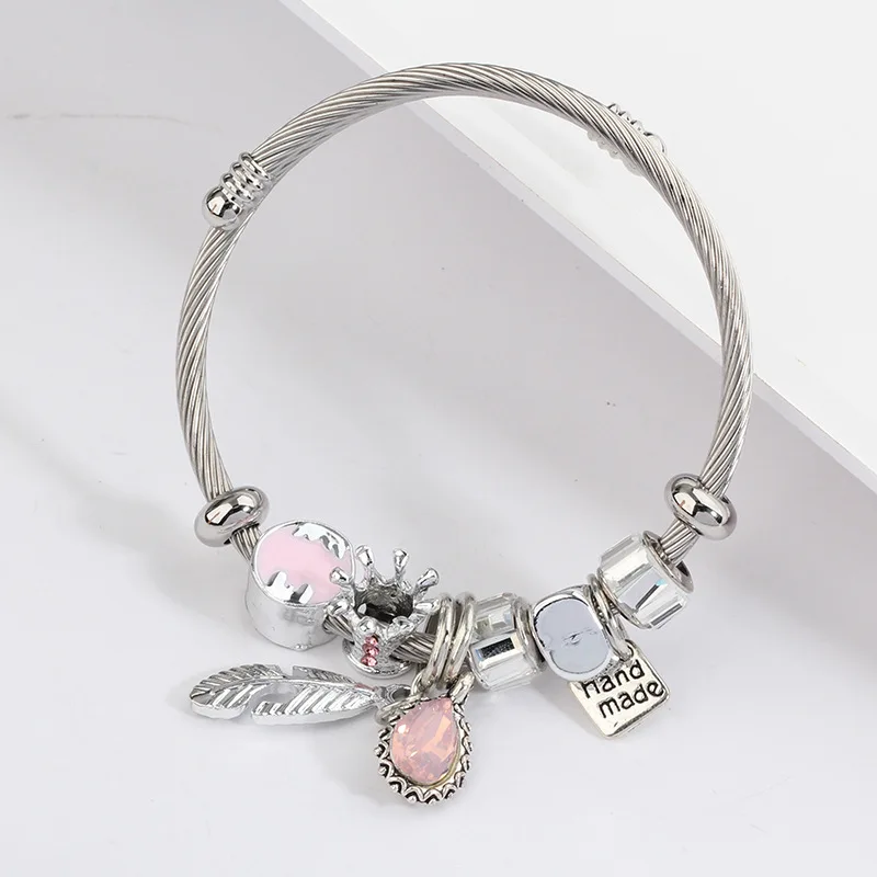 

Wholesale New Design Fashion Stainless Steel Bracelets Jewelry Classic Cuff Bangles & Bracelet Charm For Women And Girl