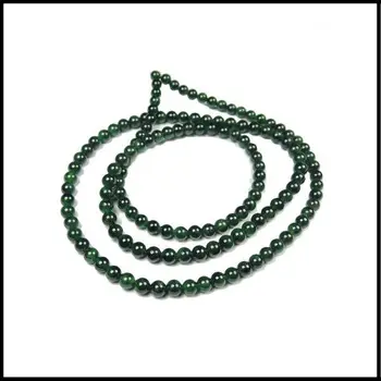 

Free Shipping KOOJADEEmerald Green Jadeite Beads Necklace139Grade A