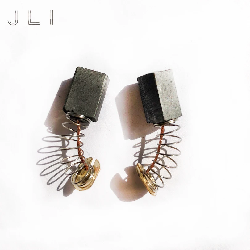 

JLI 6 9 12mm 10 Pairs Carbon Brushes For Angle Grinder Moteur Electric Motor Power Tools Accessories Carbone Brosses