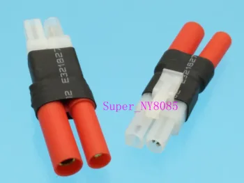

1pce Tamiya Male to HXT 4MM Bullet Banana No wire adapter connector For Lipo Battery