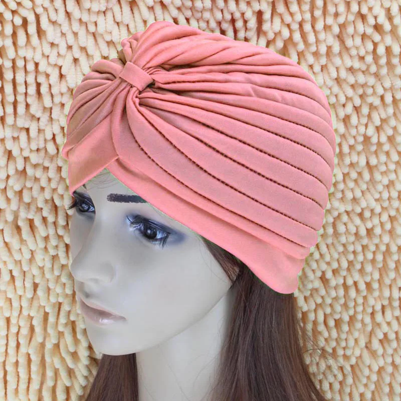 Women Winter Autumn Warm Hat European Female Beanie Cap High Stretch Turban Girls Fashion Indian style Head Hats Warmer CP0085 (12)