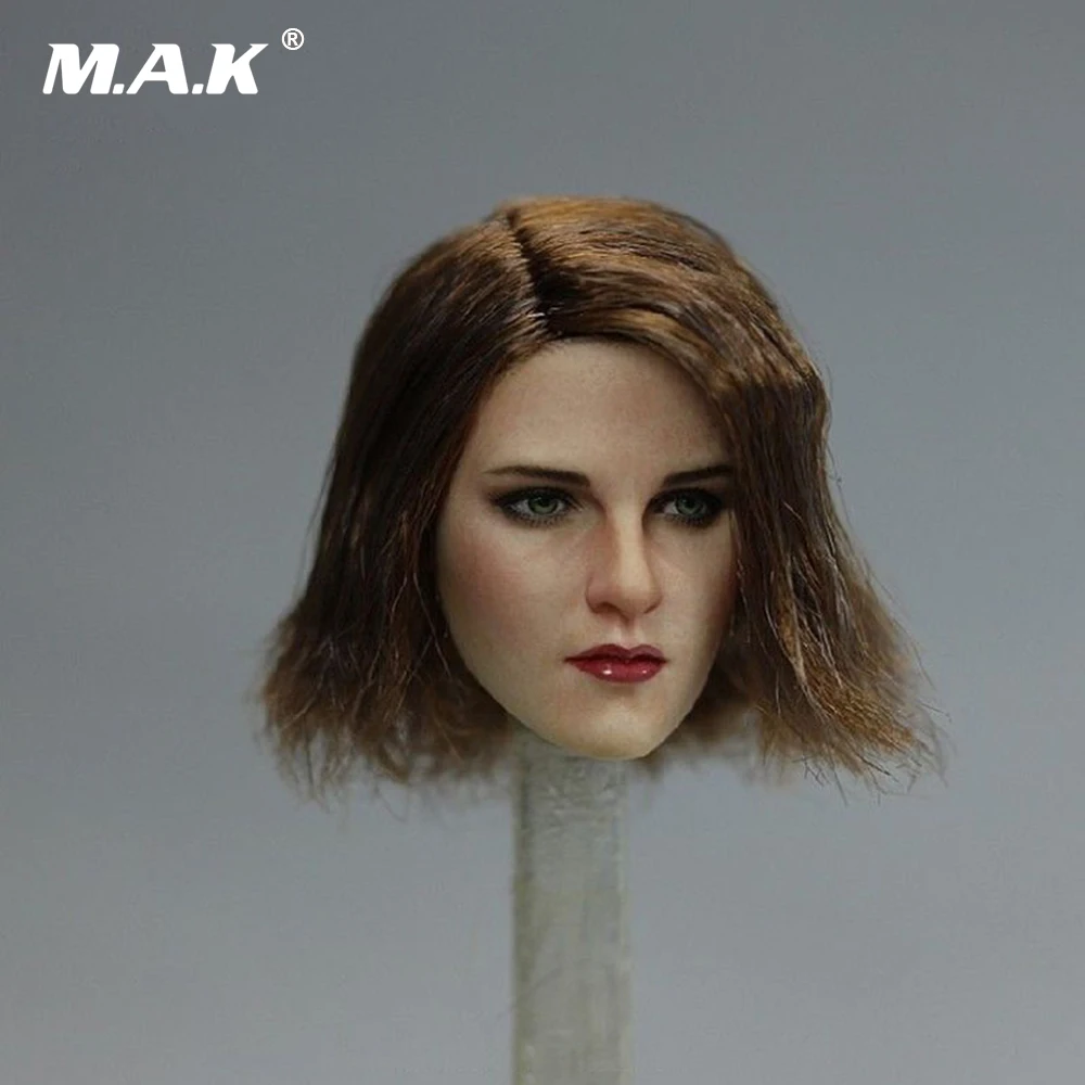

1/6 Kristen Stewart Head for 12 inches Female Seamless Action Figure Body
