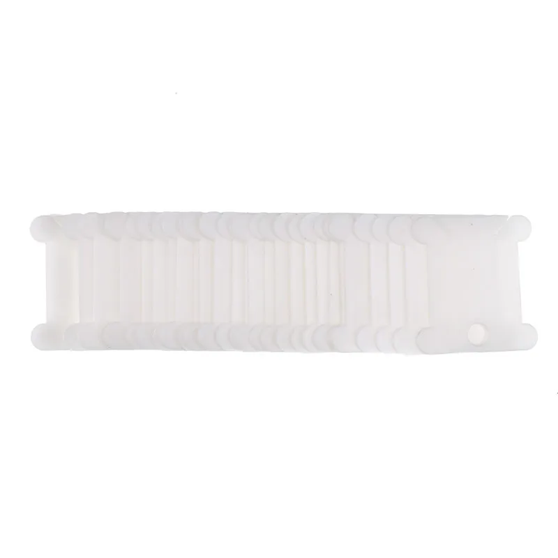 1 Piece String Winder With 30pcs Embroidery Floss Plastic Thread Bobbins Floss for Storage Holder Winding Stitch Wound DIY Craft (5)