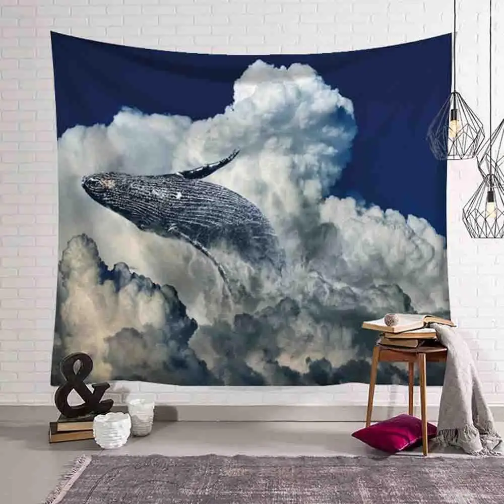 Blue Whale Tapestry 11