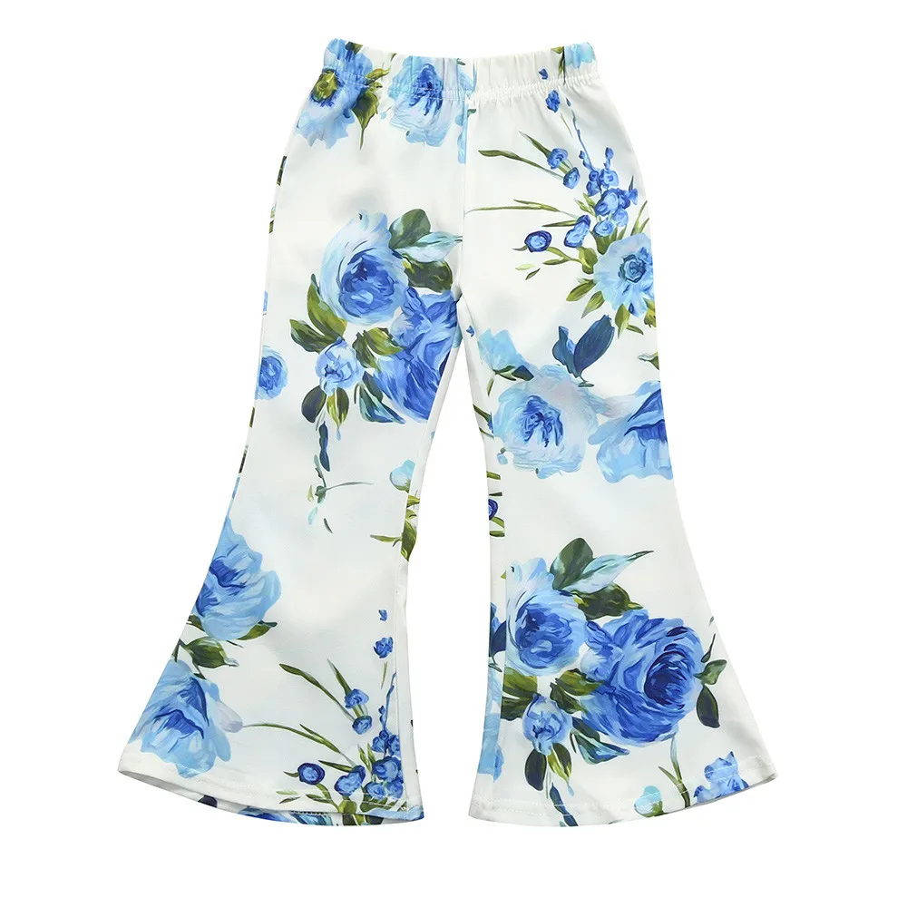 

ARLONEET Fashion Baby Pants Summer 2019 Girls Floral Print Flare Pants Cotton Toddler Girl 2 to 6 Years Drop Shipping 30S514