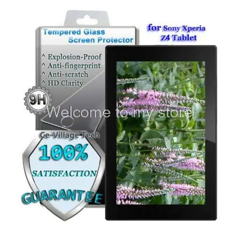 Ультратонкое закаленное стекло 0 3 мм 2.5D 9H премиум-класса для Sony Xperia Z4 Tablet 10 1&quot |