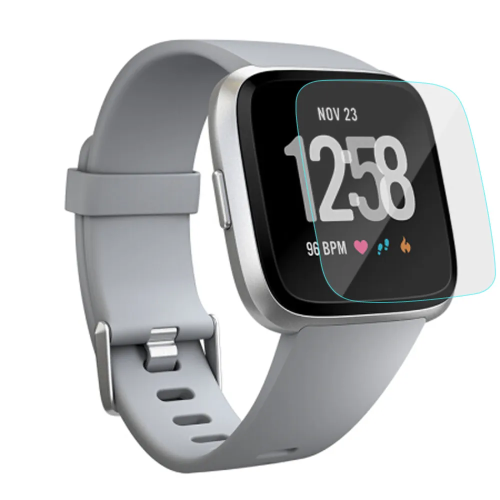 

Transparent Clear Screen Protection Film For Fitbit Versa Smartwatch wearable devices relogios horloge reloj deportivo