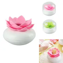 8 см креативный Лотос Подставка Для Зубочисток ватные палочки коробка хлопок держатель в форме бутона чехол украшение стола коробка для хранения Органайзер-30