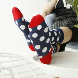 6 пар новых корейских модных зимних носков унисекс в стиле хип-хоп для мужчин, Harajuku, хлопковые теплые носки, забавные счастливые носки