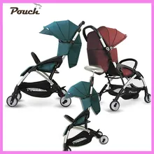 Pouch Light Weight Portable Travel Airplane Baby Stroller Can Sit Lie Car Foldable Summer Baby Umbrella Cart Trolley Pram 0~3Y