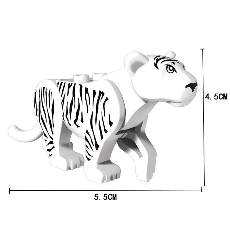Legoing Figures Animal Brick Building Blocks Tiger Camel Legoing Animal Building Blocks Toys for Children With Legoings Bricks