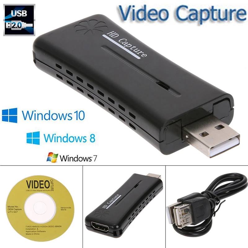 High Quality Mini Portable HD USB 2 0 Port HDMI Monitor Video Capture Card for Computer 1