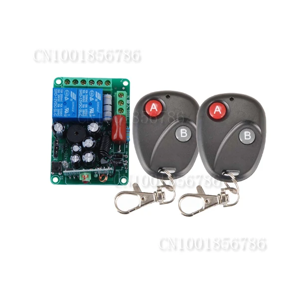 

220V 2CH RF Wireless Remote Control Switch learning code M4T4L4 adjustable