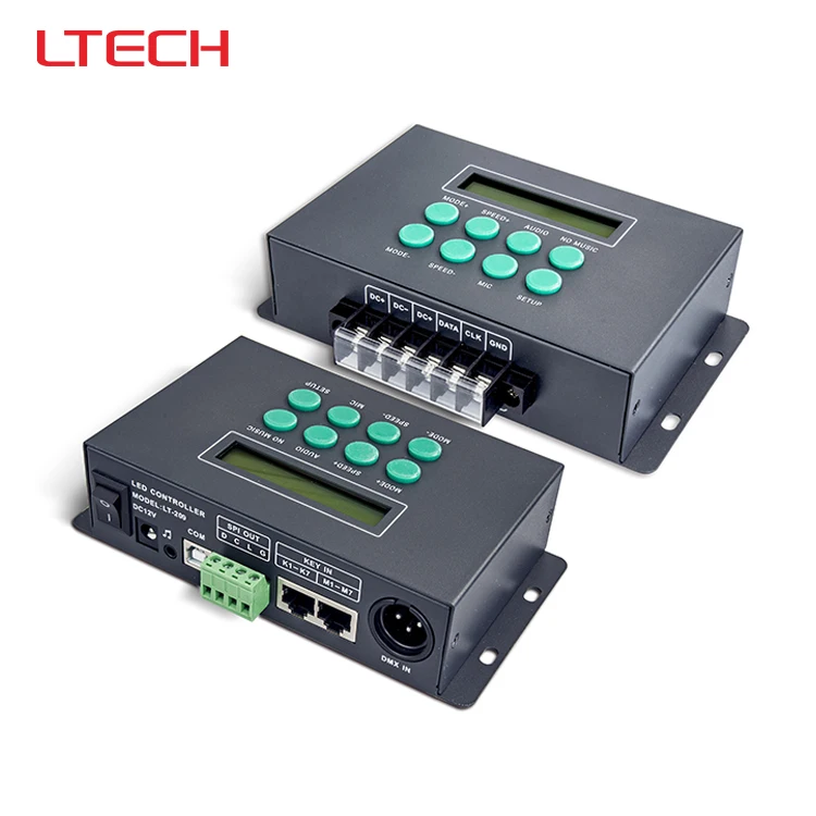 

LT-209 LED Digital Pixel Music Controller;SPI(TTL) signal output;1024 pixels controlled for led strip