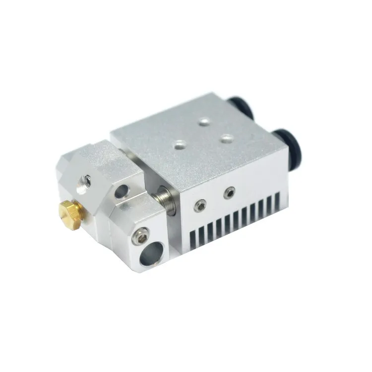 GIULY E3D Cyclops+ Aluminum 3D Printer Heater Block For 2 in 1 out Hot end