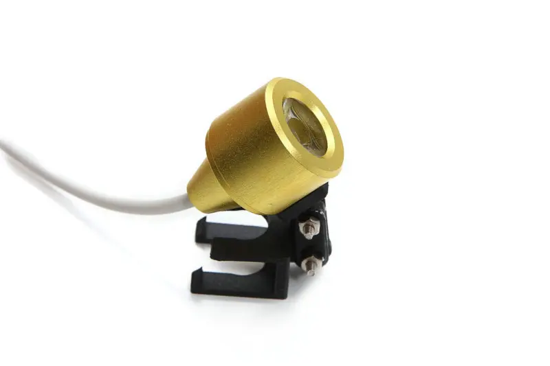 Портативный светодиодный светильник для стоматологической хирургической медицинской бинокулярной лупы золотого цвета
