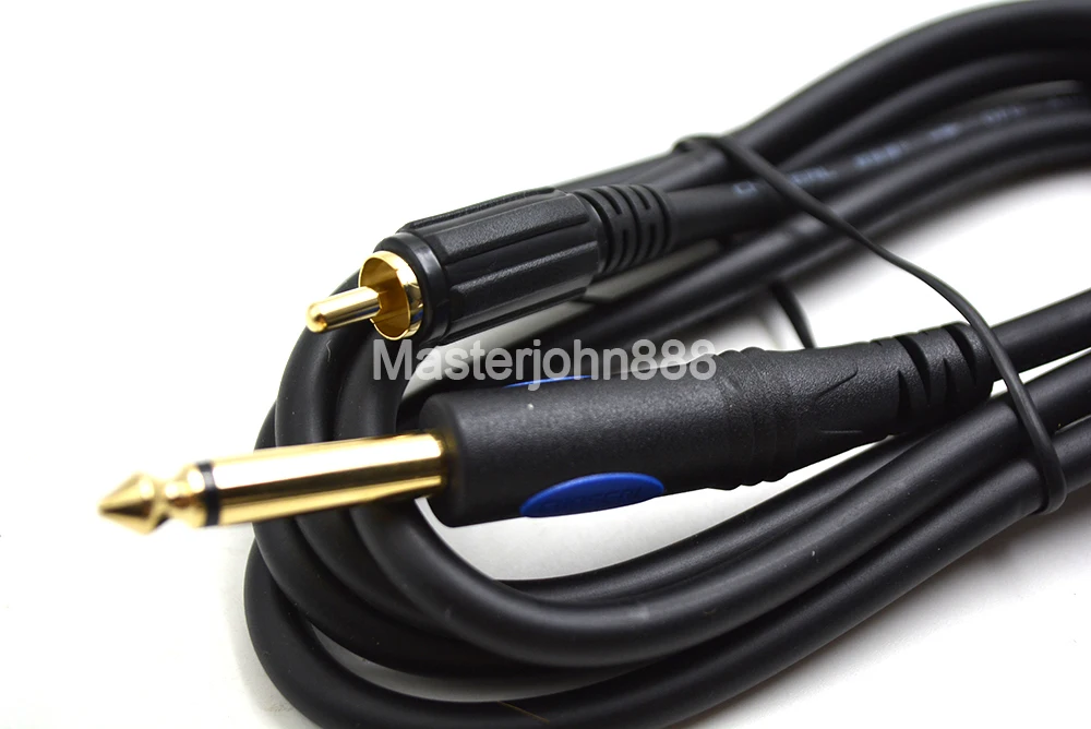 Аудиокабель Choseal моно 6 35 мм штекер RCA папа Aux кабель для микшерной консоли MP3