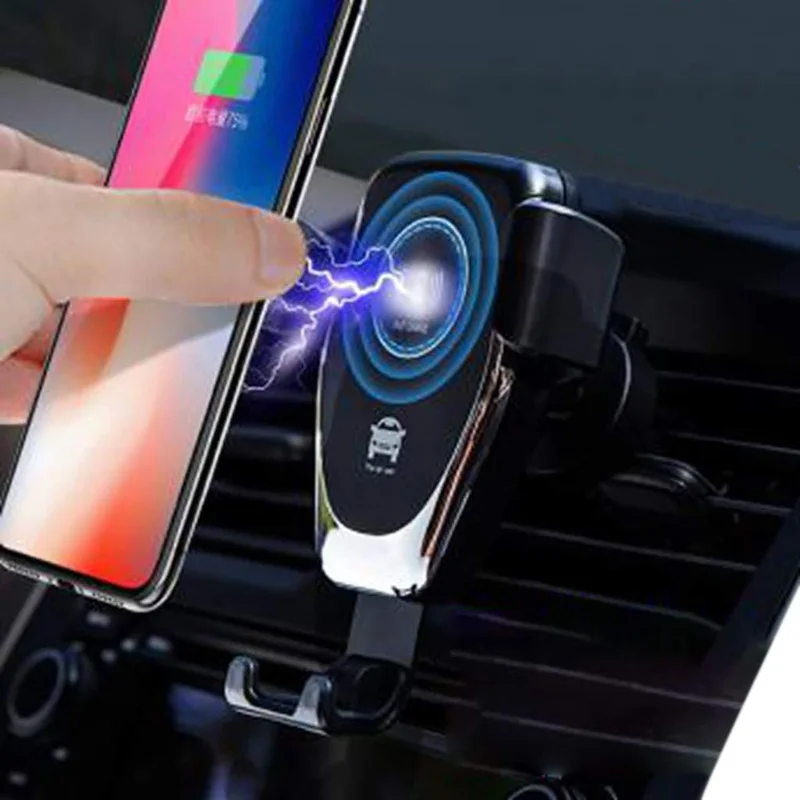 Gravity Qi автомобильное беспроводное зарядное устройство для samsung Galaxy S10/S10e/S10 +