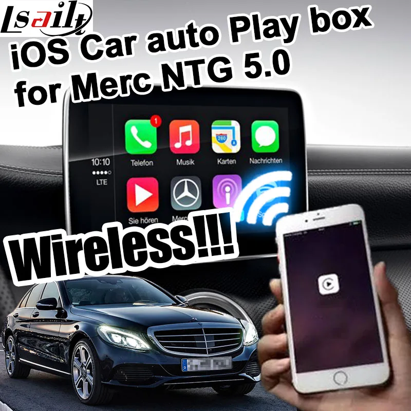 Беспроводной автомобильный игровой автобокс для Mercedes benz NTG 5 0 A B C E GLA GLC GLE command &