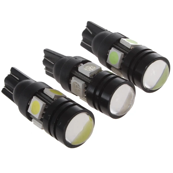 Cheap DC12V T10 4 LED Car Lamp W5W WY5W 192 501 Tail Side Bulb Wedge Car Reading lights Signal Lamp