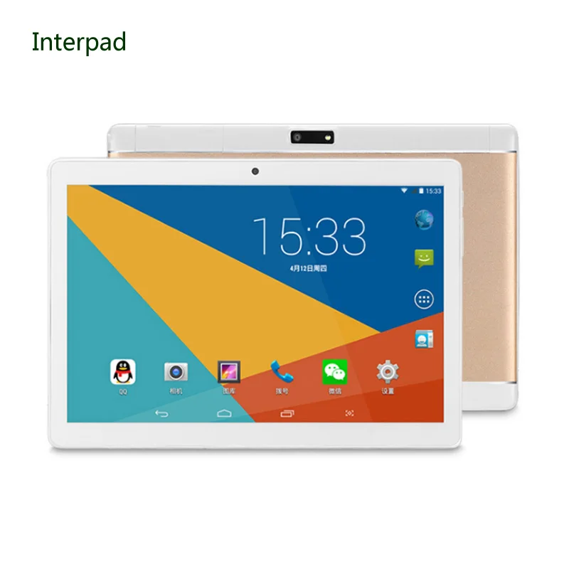 Interpad 3G tablet 10.1 inch Quad core MTK6582 IPS 1280*800 Dual SIM Phone call tablet 2GB DDR3 16GB ROM WIFI Android tablet pc