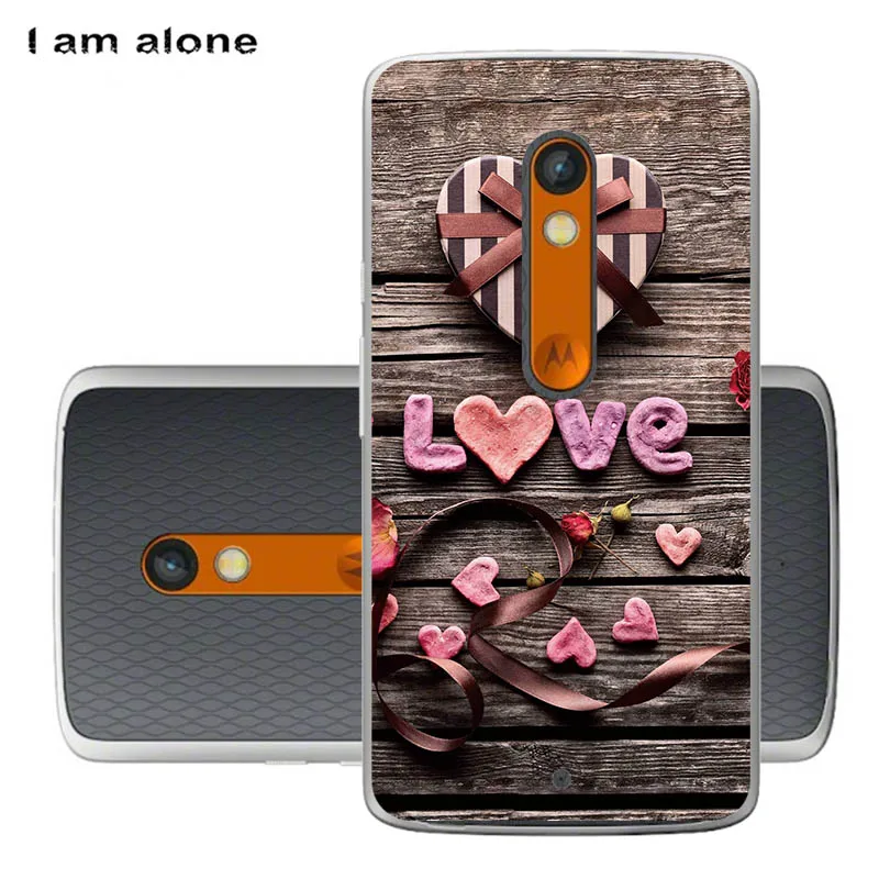 Чехлы для телефонов I am alone для Motorola Moto X Play, 5,5 дюймов, жесткий пластиковый мобильный Модный чехол с рисунком для Moto X Play - Цвет: PC U17