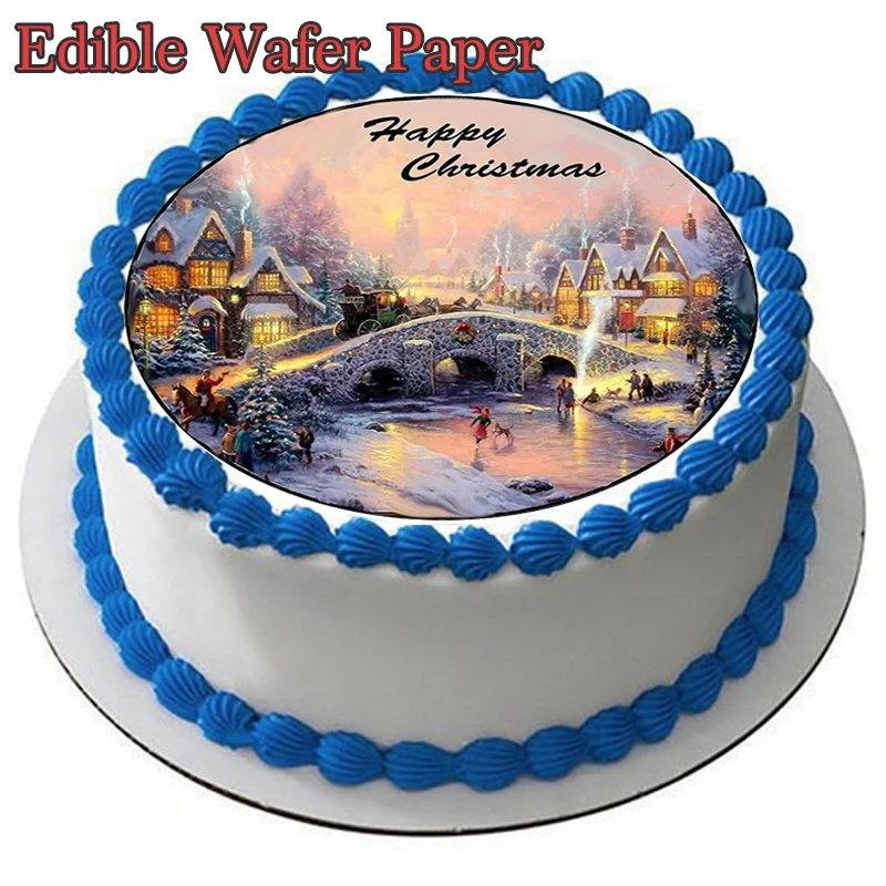 christmas wafer paper 15-1