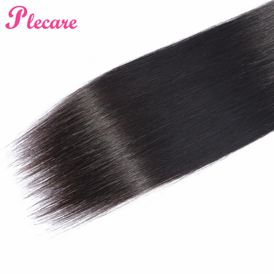 Plecare Brazilian Straight 100% Human Hair Weave Bundles 8-26 Inch Non-Remy Natural Color Hair Extensions Free Shipping