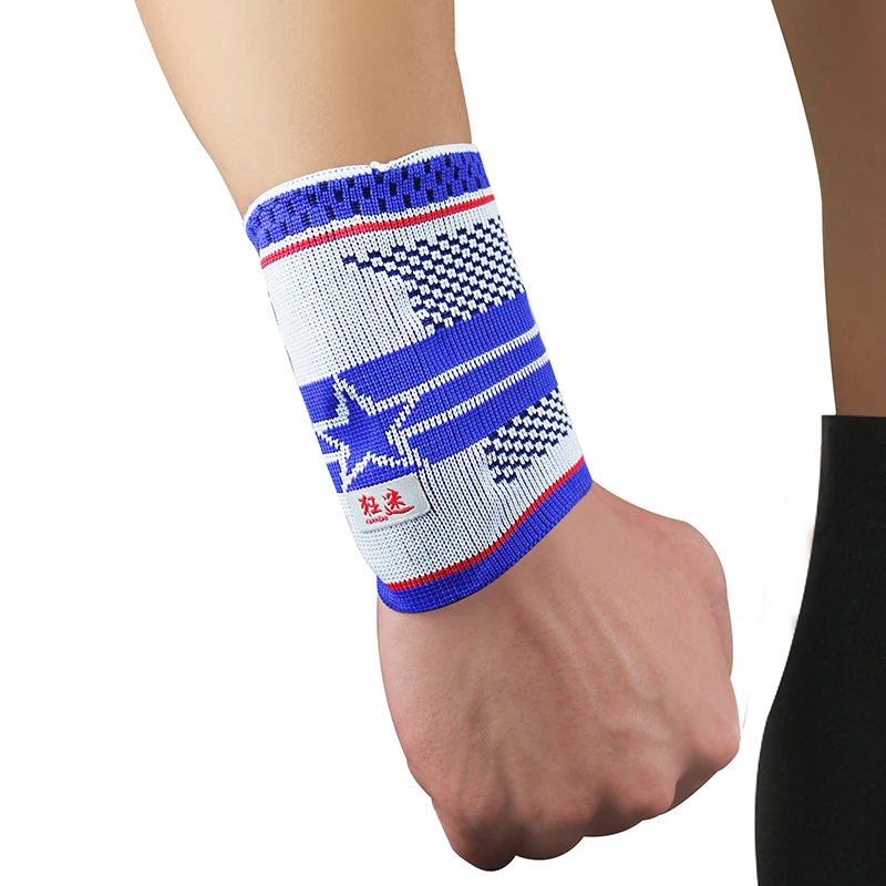 2 Шт. Kuangmi Пятизвездочный Спорт Sweatband Гвардии Эластичный Дышащий Запястье