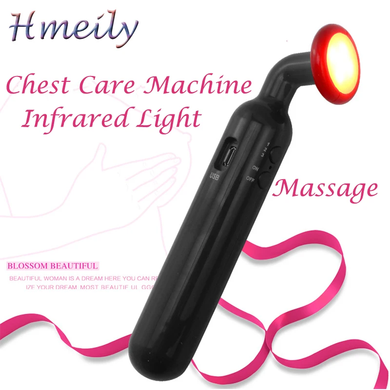 

Infrared Light&Vibration Breast Cancer Test Detector Monitor USB Home Chest Care Machine Portable Breast Health Check Device Set
