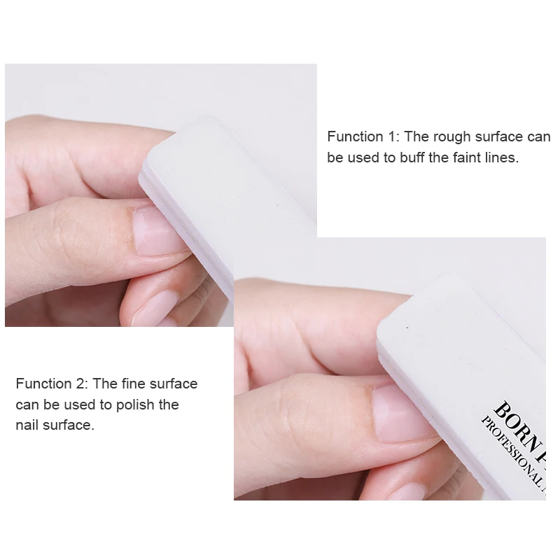 BORN PRETTY 100/180 моющаяся губка пилка для ногтей буферная шлифовка ногтей шлифовальная полировка пилка для дизайна ногтей маникюрные инструменты