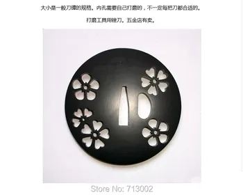 

Fine Fitting Iron TSUBA Petalage petal For Japanese Samurai Sword Accessory Katana