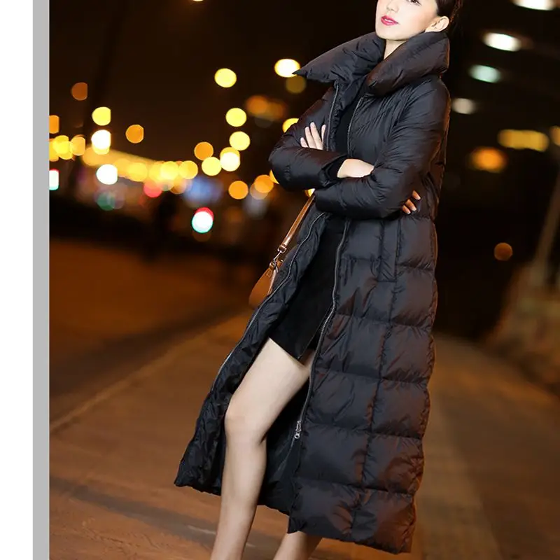 2017 New Style Winter Jacket Women Down Coat High quality Female Parka Warm Fashion Solid color Long Outwear Coat LADIES327